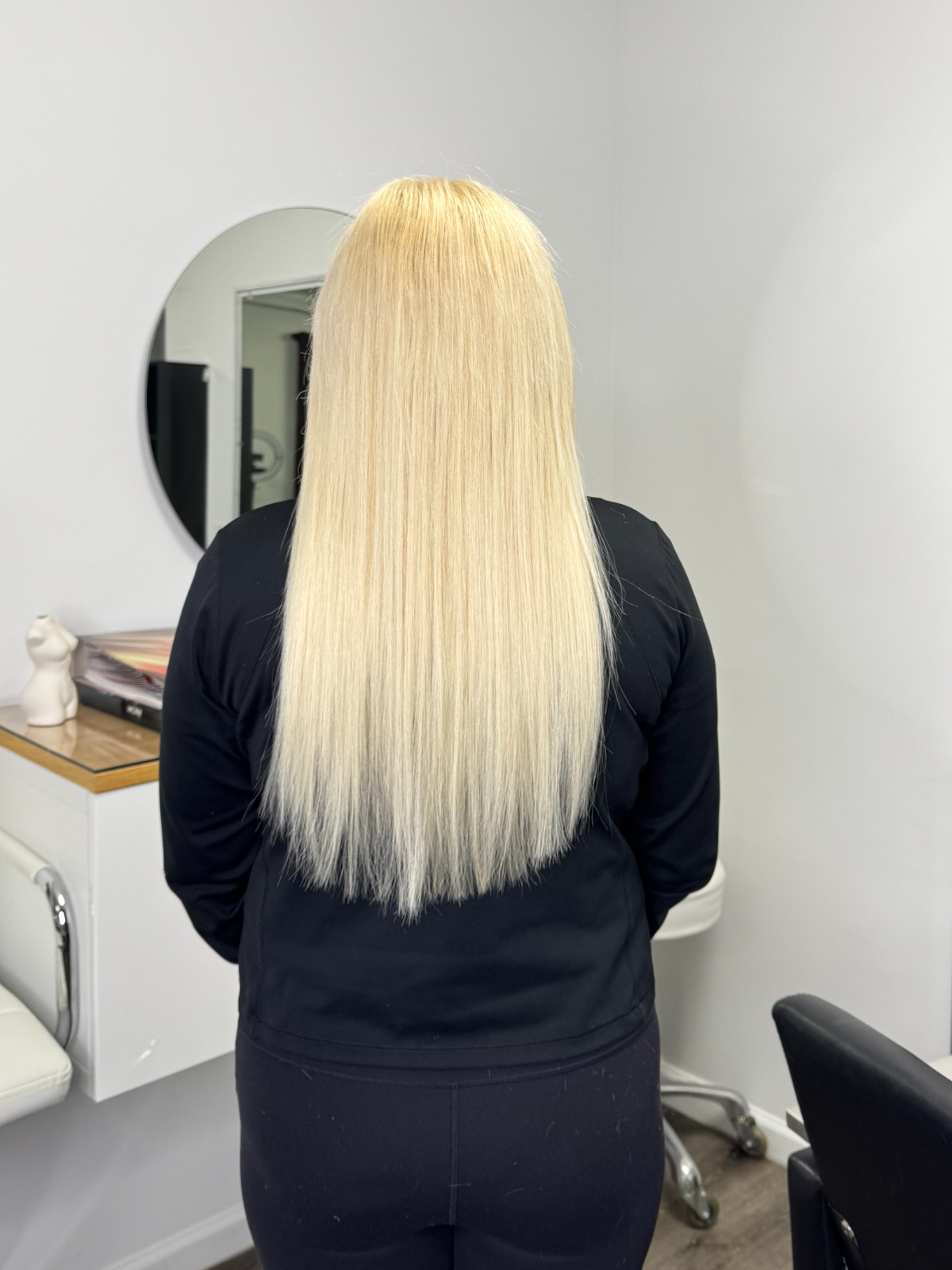 После наращивания Sew-In — густая длина