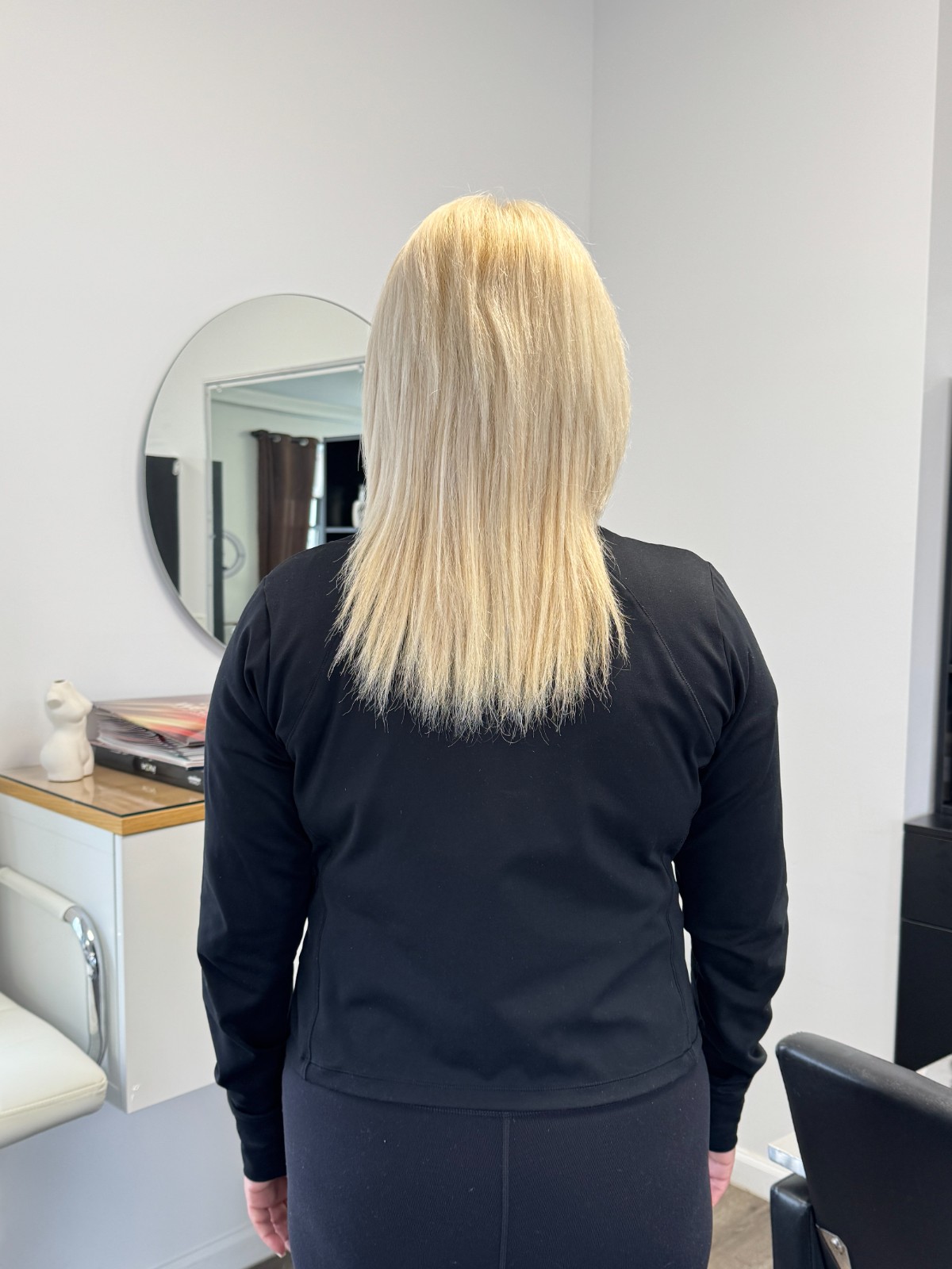 До наращивания Sew-In — редкие концы